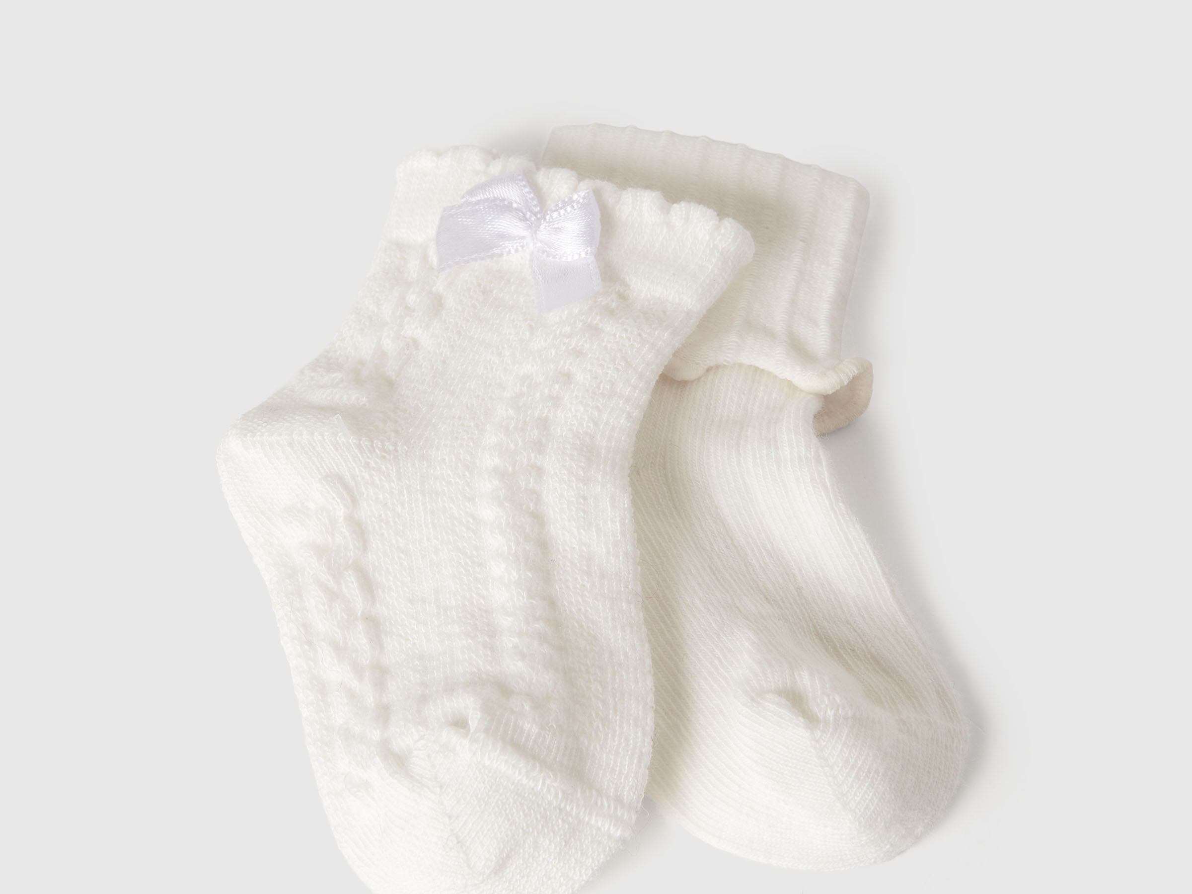 KNITTED SOCKS PAIR 2 Recém-nascido image number 2